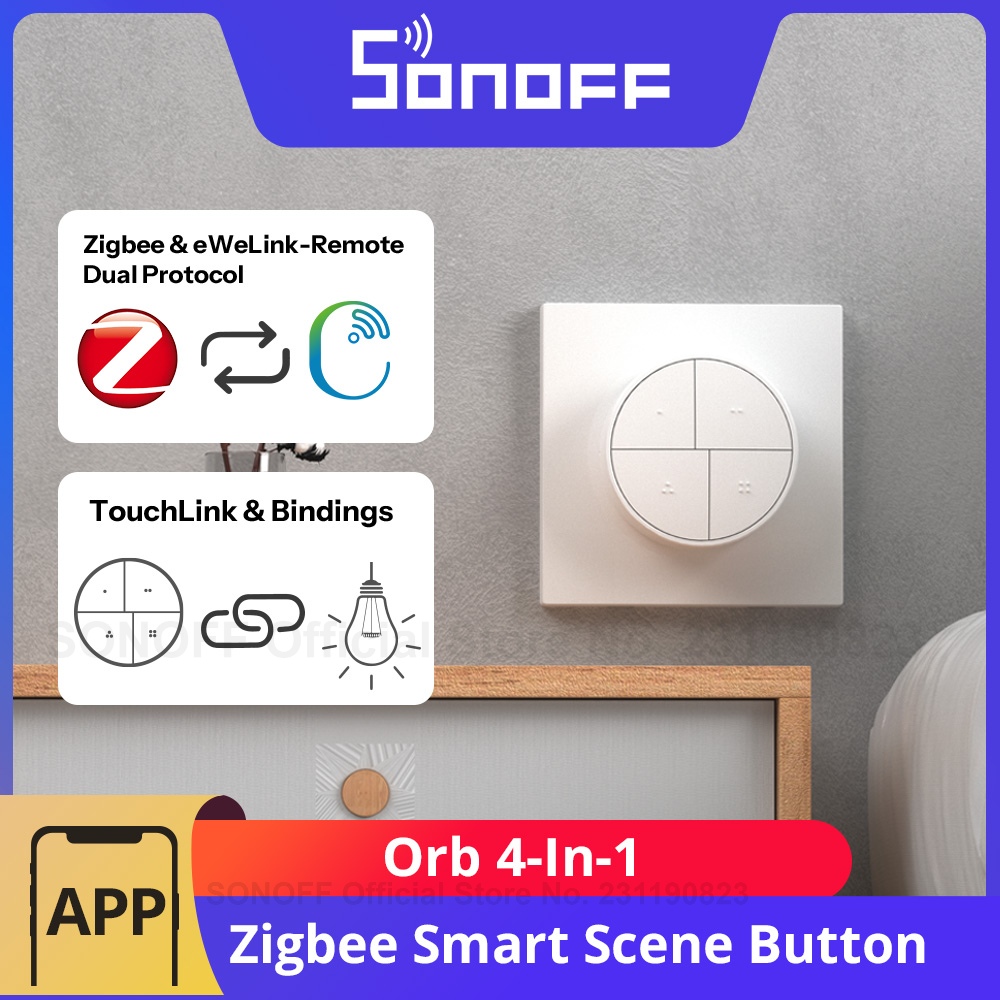 Sonoff Basic Switch - SONOFF Orb 4-In-1 Zigbee Smart Scene