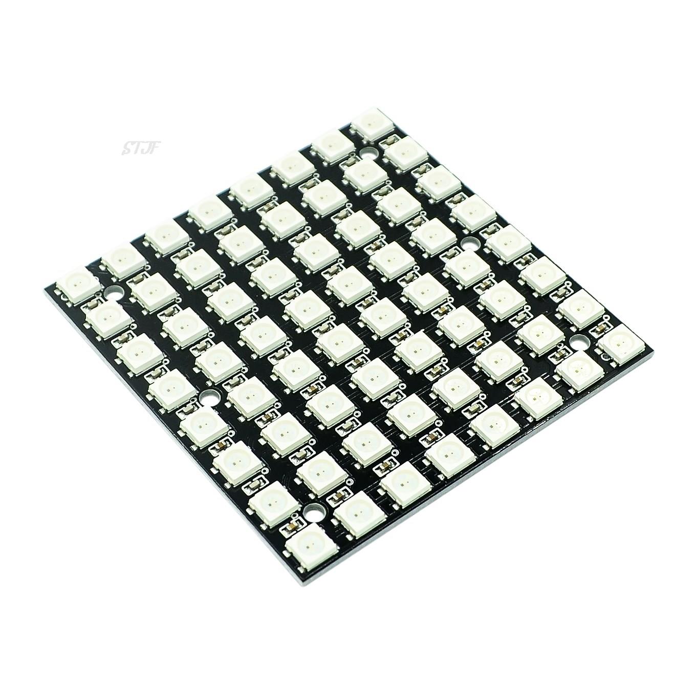 WS2812 smd LED 5050 RGB 8x8 64 - Rgb Led Matrix 8X8 incelemesi ve fiyatı