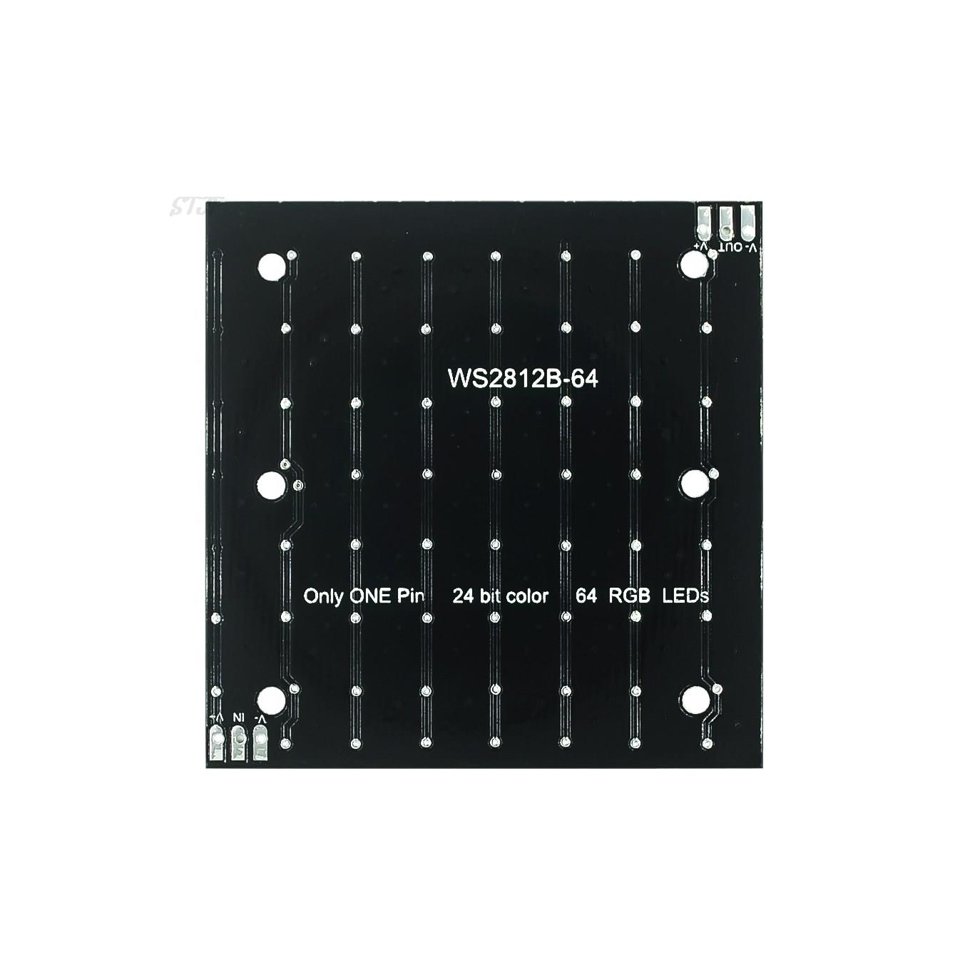 WS2812 smd LED 5050 RGB 8x8 64 - Rgb Led Matrix 8X8 incelemesi ve fiyatı