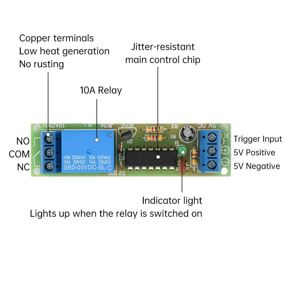 DC 5V Flip-Flop Latch Relay Mo - Shelly Relay Module incelemesi ve fiyatı