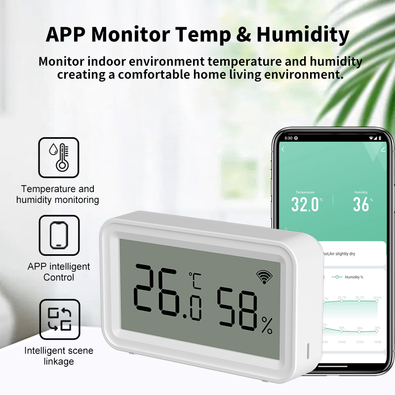 Tuya Zigbee WiFi Thermometer H - Temperature Humidity Sensor incelemesi ve fiyatı