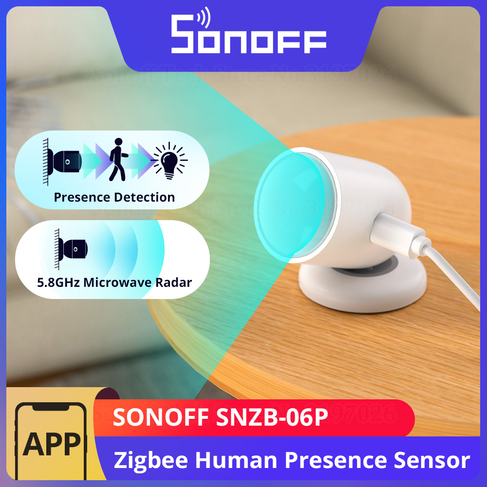SONOFF SNZB-06P Zigbee Human P - Sonoff Basic Switch incelemesi ve fiyatı