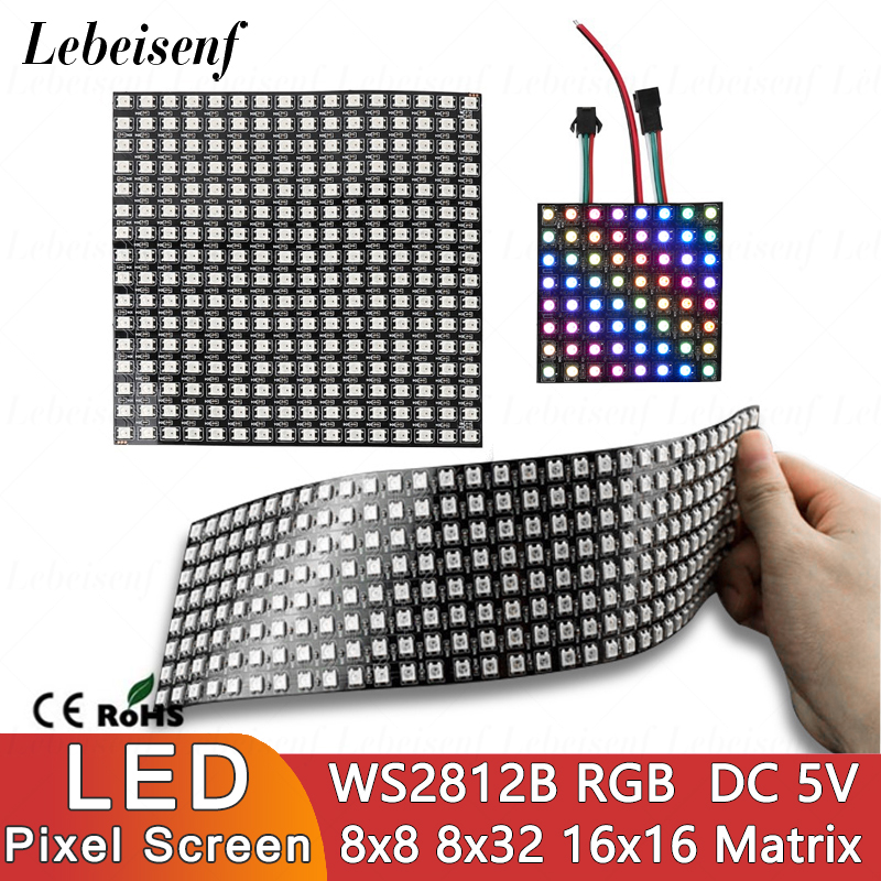 LED Digital Pixels Screen WS28 - Rgb Led Matrix 8X8 incelemesi ve fiyatı