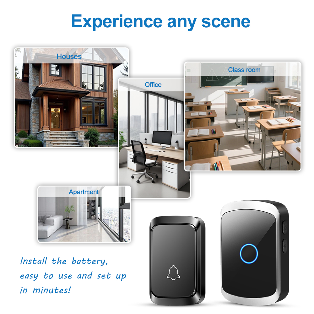 Smart Wireless Doorbell Door C - Smart Home Automation Diy incelemesi ve fiyatı