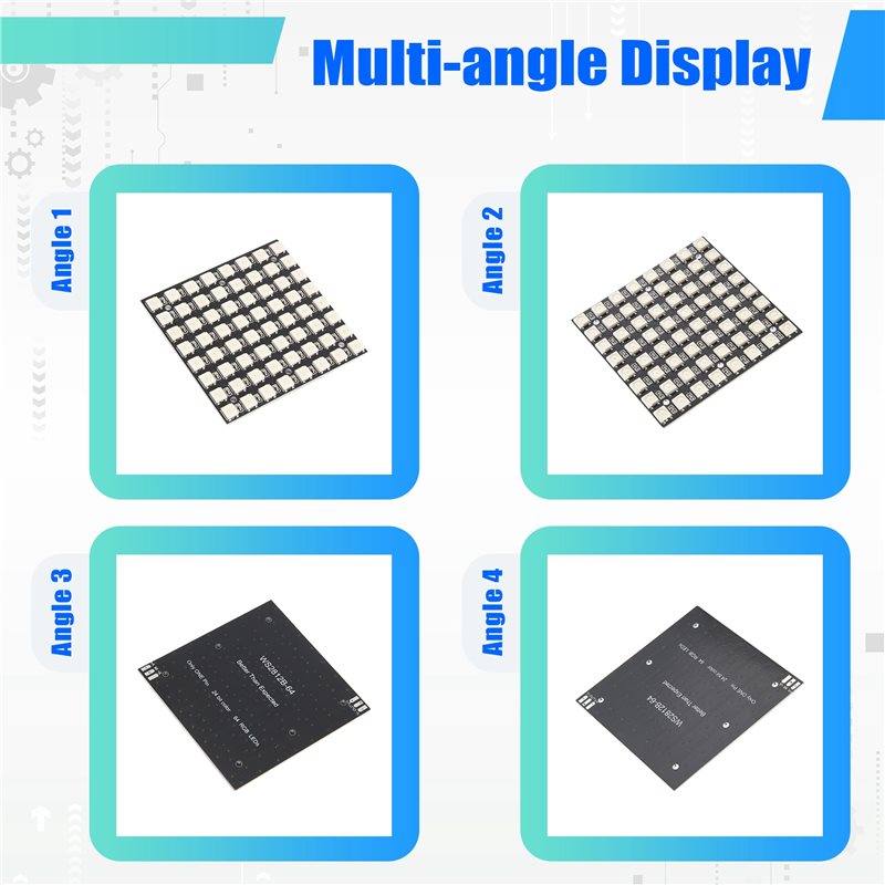 2025 Trend WS2812 LED 5050 RGB - Rgb Led Matrix 8X8 incelemesi ve fiyatı