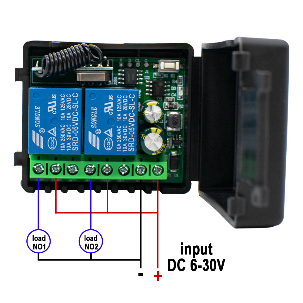 12V 9~30V Receiver Module Swit - 433Mhz Receiver Module incelemesi ve fiyatı
