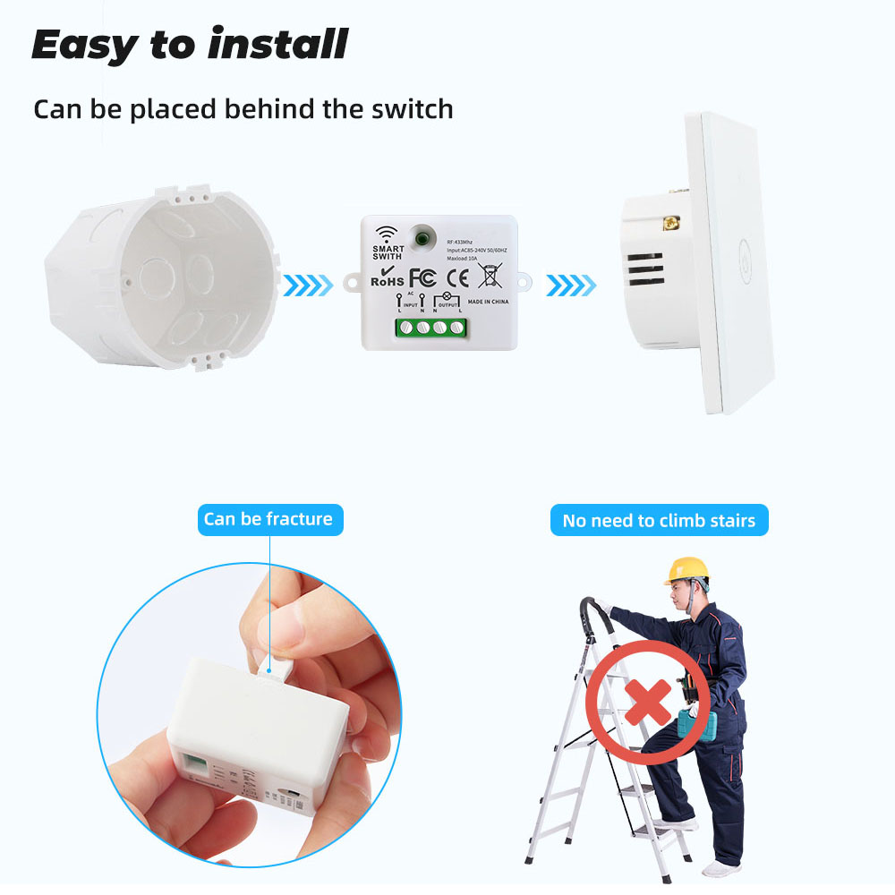 RF433 Smart Wireless Switch Se - Home Automation Technology incelemesi ve fiyatı
