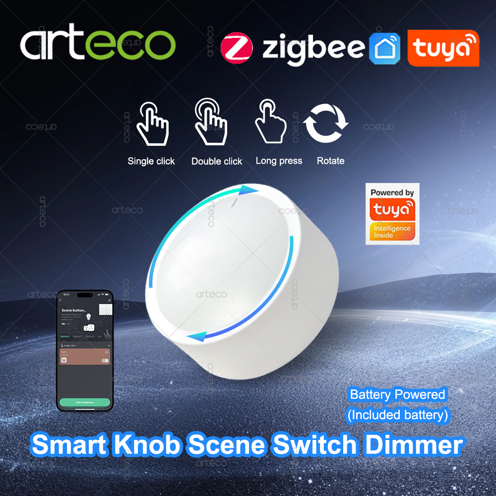 Tuya ZigBee Smart Knob Switch  - Smart Home Automation Diy incelemesi ve fiyatı