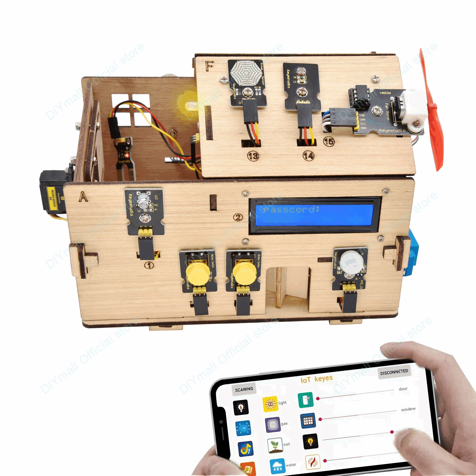 Keyestudio Smart IoT Home Kit  - Smart Home Automation Diy incelemesi ve fiyatı