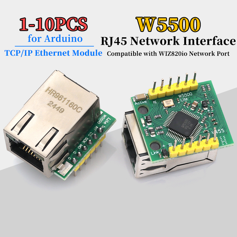 1/5/10Pcs W5500 Module TCP/IP  - Ethernet Module W5500 incelemesi ve fiyatı