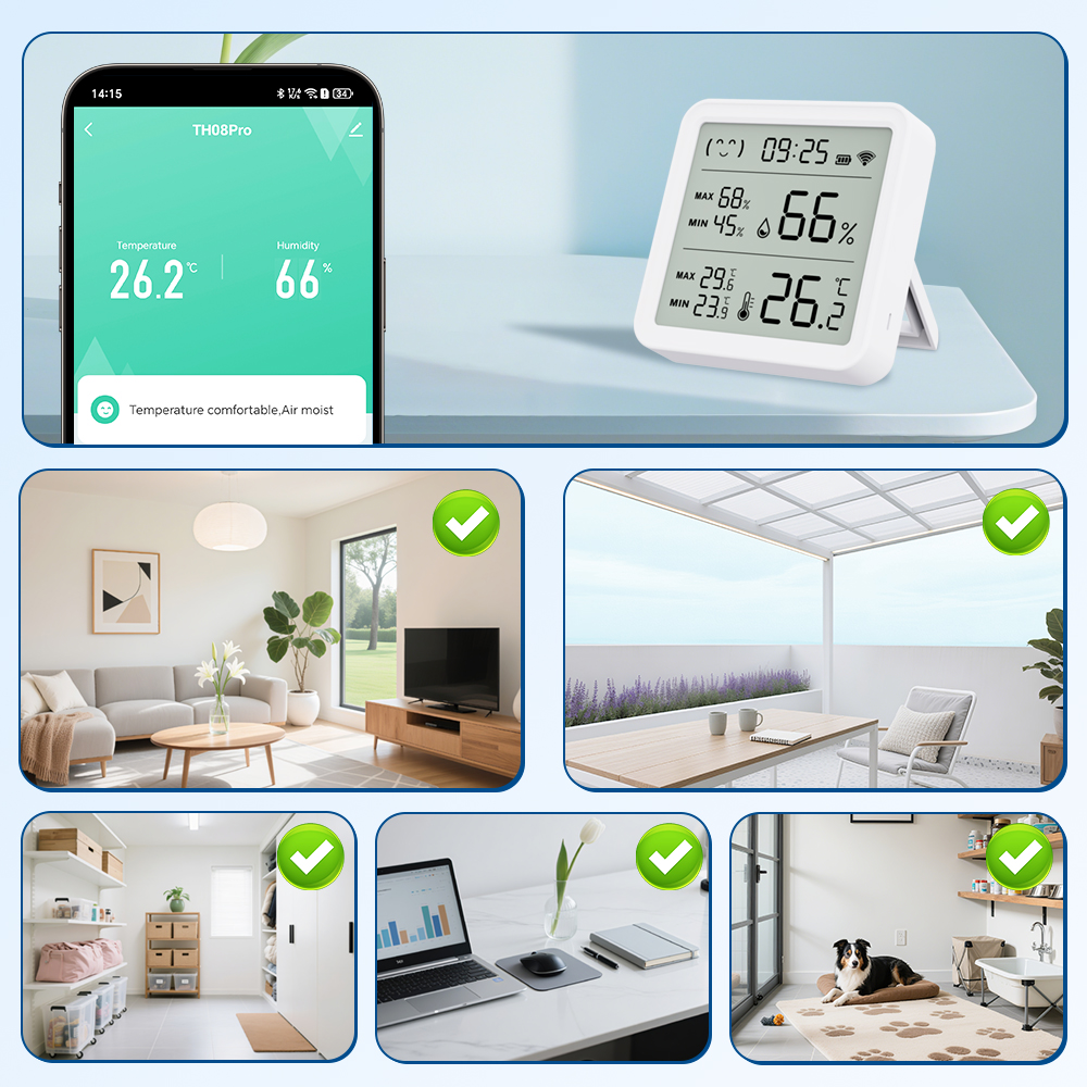 Tuya WiFi Thermometer hygromet - Temperature Humidity Sensor incelemesi ve fiyatı