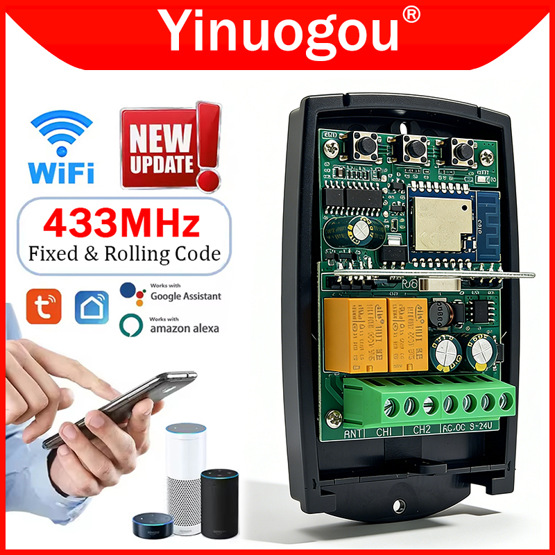 Universal 433MHz Tuya WIFI Gar - 433Mhz Receiver Module incelemesi ve fiyatı