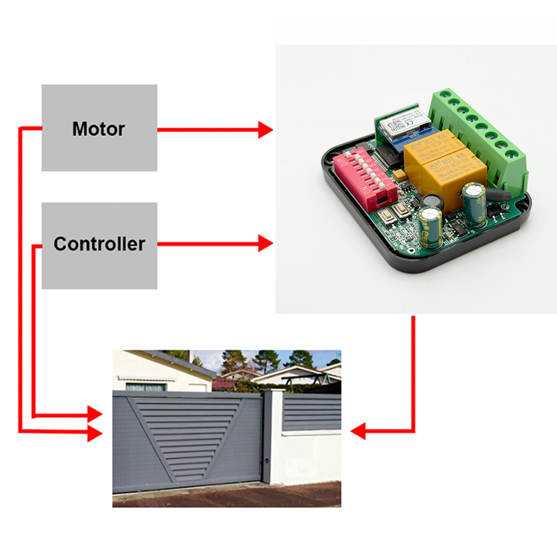 Universal Tuya WiFi Switch Gar - 433Mhz Receiver Module incelemesi ve fiyatı