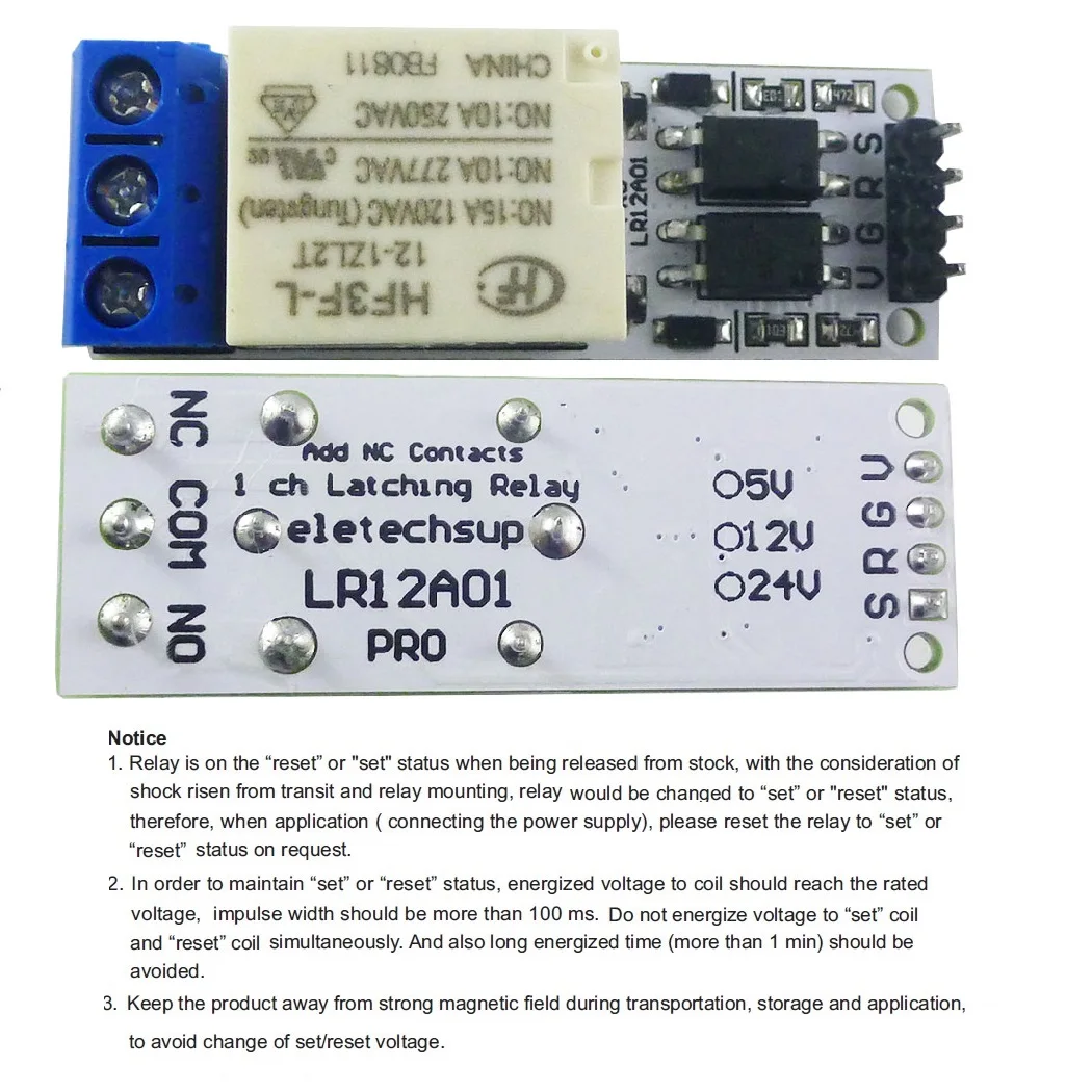LR12A01 Magnetic Latching Rela - Shelly Relay Module incelemesi ve fiyatı