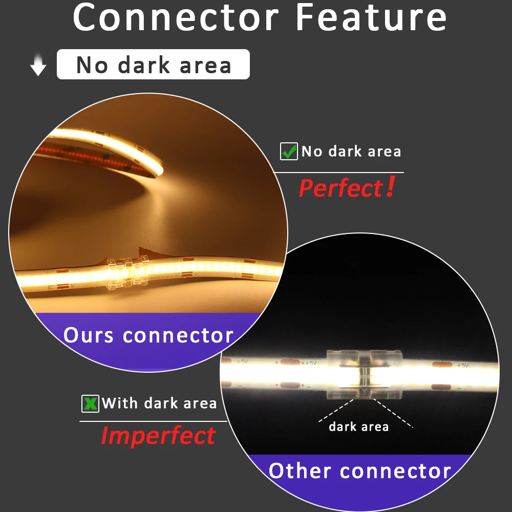 5PCS LED Strip Connector COB S - Rgb Led Matrix 8X8 incelemesi ve fiyatı