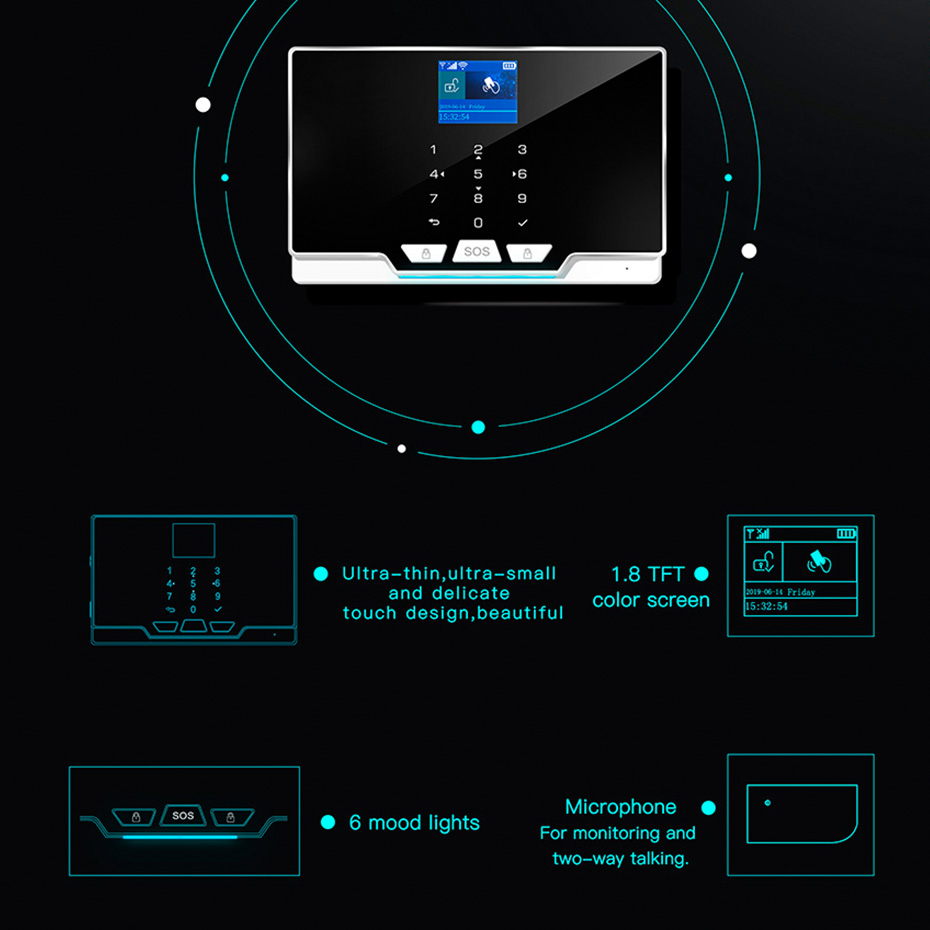 KERUI 433MHz DIY Alarm Kit G20 - Home Automation Diy Kit incelemesi ve fiyatı