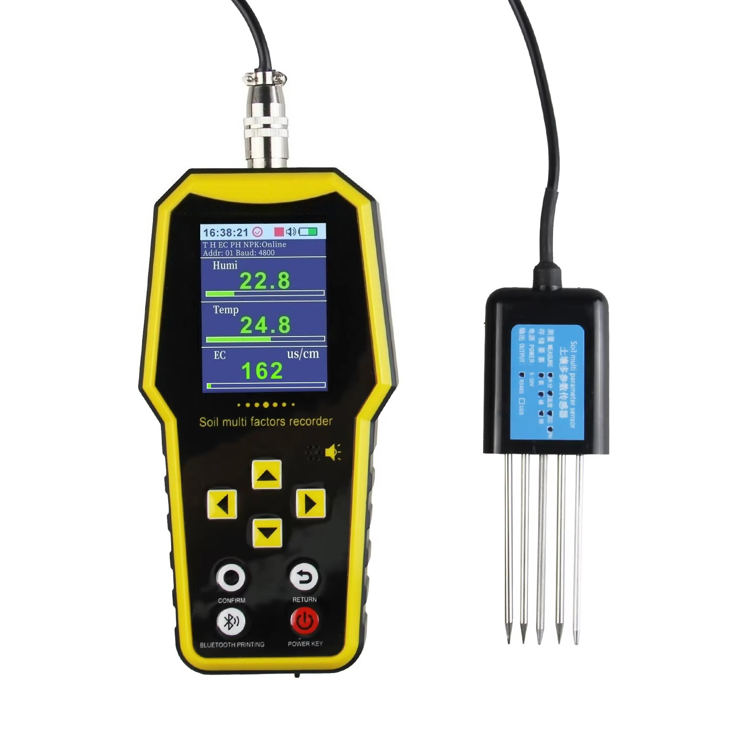 7 in 1 Portable Soil Moisture  - Temperature Humidity Sensor incelemesi ve fiyatı