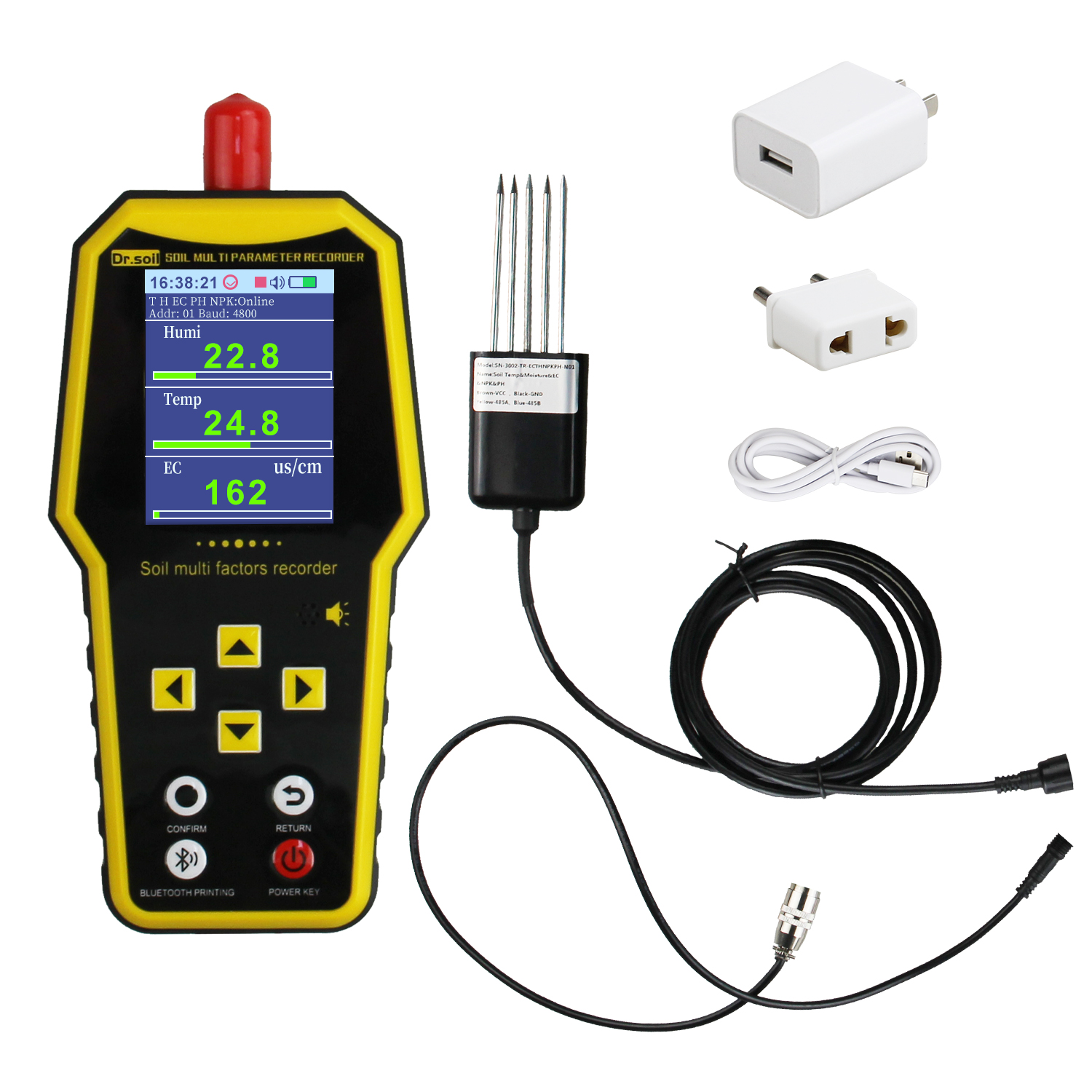 7 in 1 Portable Soil Moisture  - Temperature Humidity Sensor incelemesi ve fiyatı