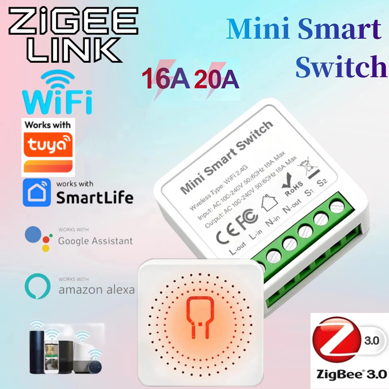 For Tuya Mini Smart WiFi Switc - Smart Home Automation Diy incelemesi ve fiyatı