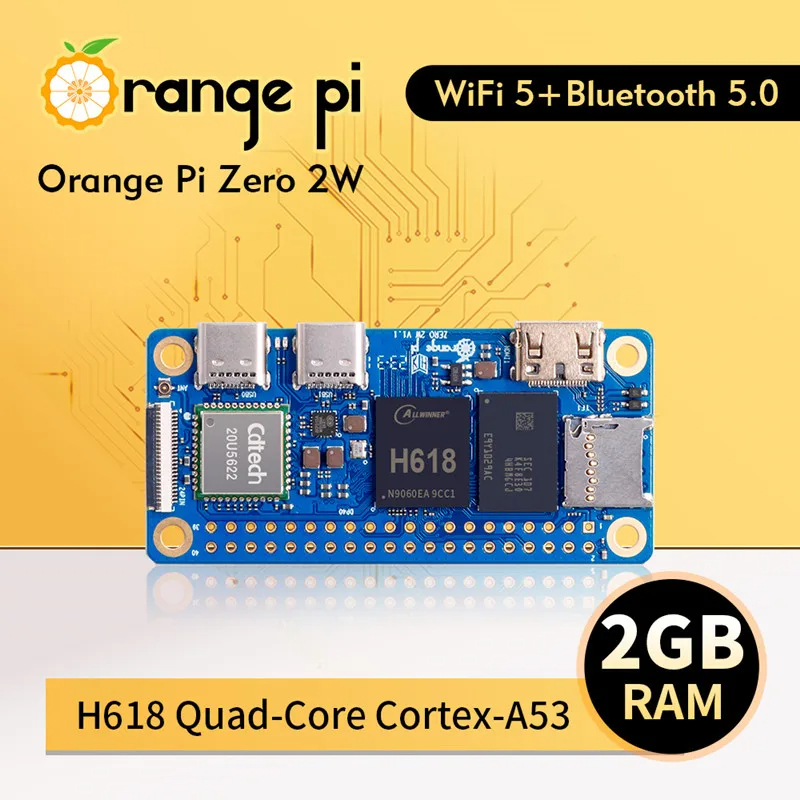 Orange Pi Zero 2 W 2GB RAM DDR - Pi Zero W Board incelemesi ve fiyatı