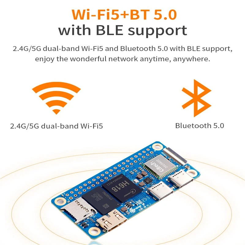 Orange Pi Zero 2 W 2GB RAM DDR - Pi Zero W Board incelemesi ve fiyatı