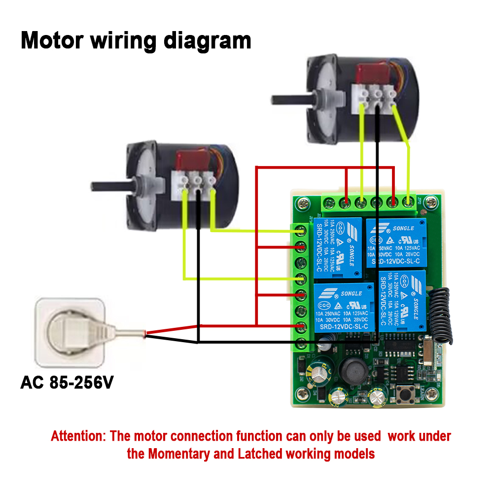 433Mhz Wireless Switch AC 85-2 - 433Mhz Receiver Module incelemesi ve fiyatı