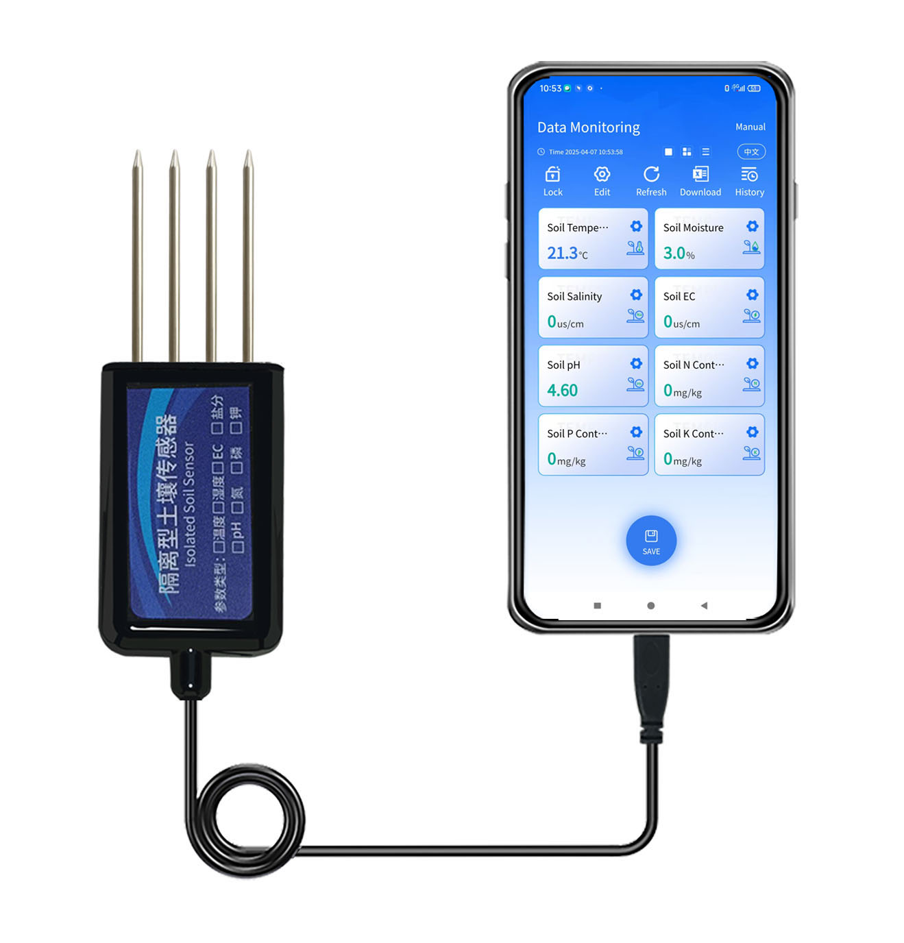 8 in 1 Digital Soil Sensor And - Temperature Humidity Sensor incelemesi ve fiyatı