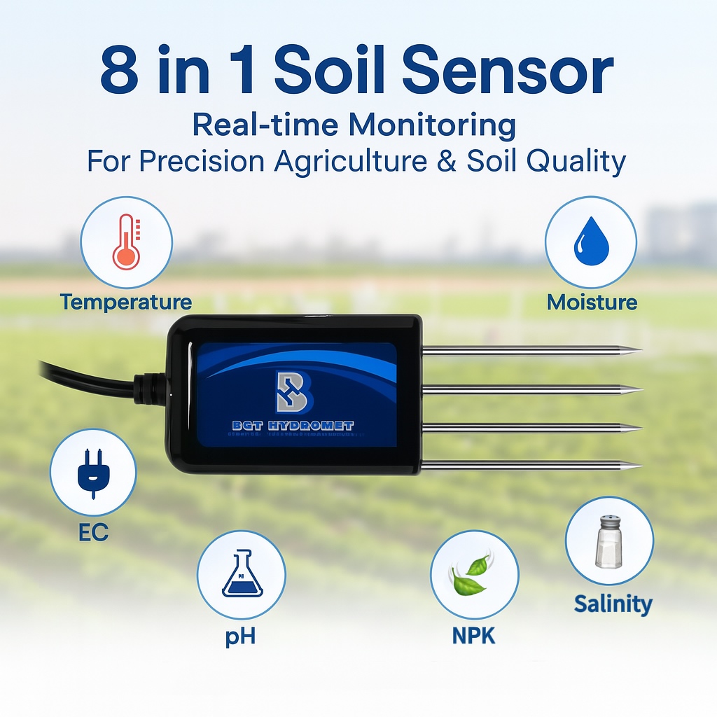 8 in 1 Digital Soil Sensor And - Temperature Humidity Sensor incelemesi ve fiyatı