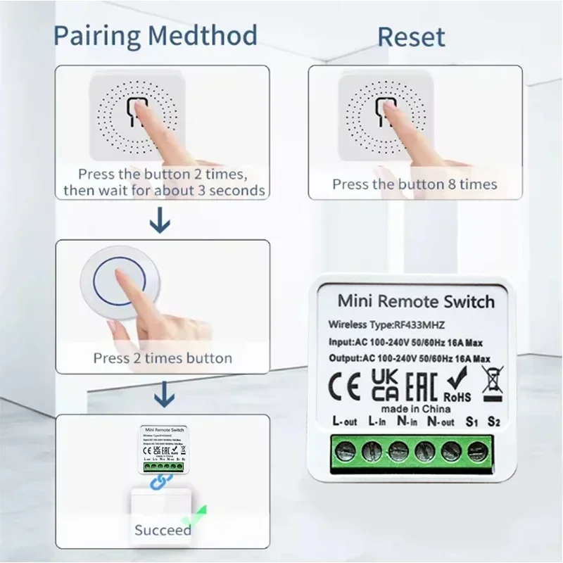 RF 433MHz Smart Wireless DIY R - Home Automation Panel Diy incelemesi ve fiyatı