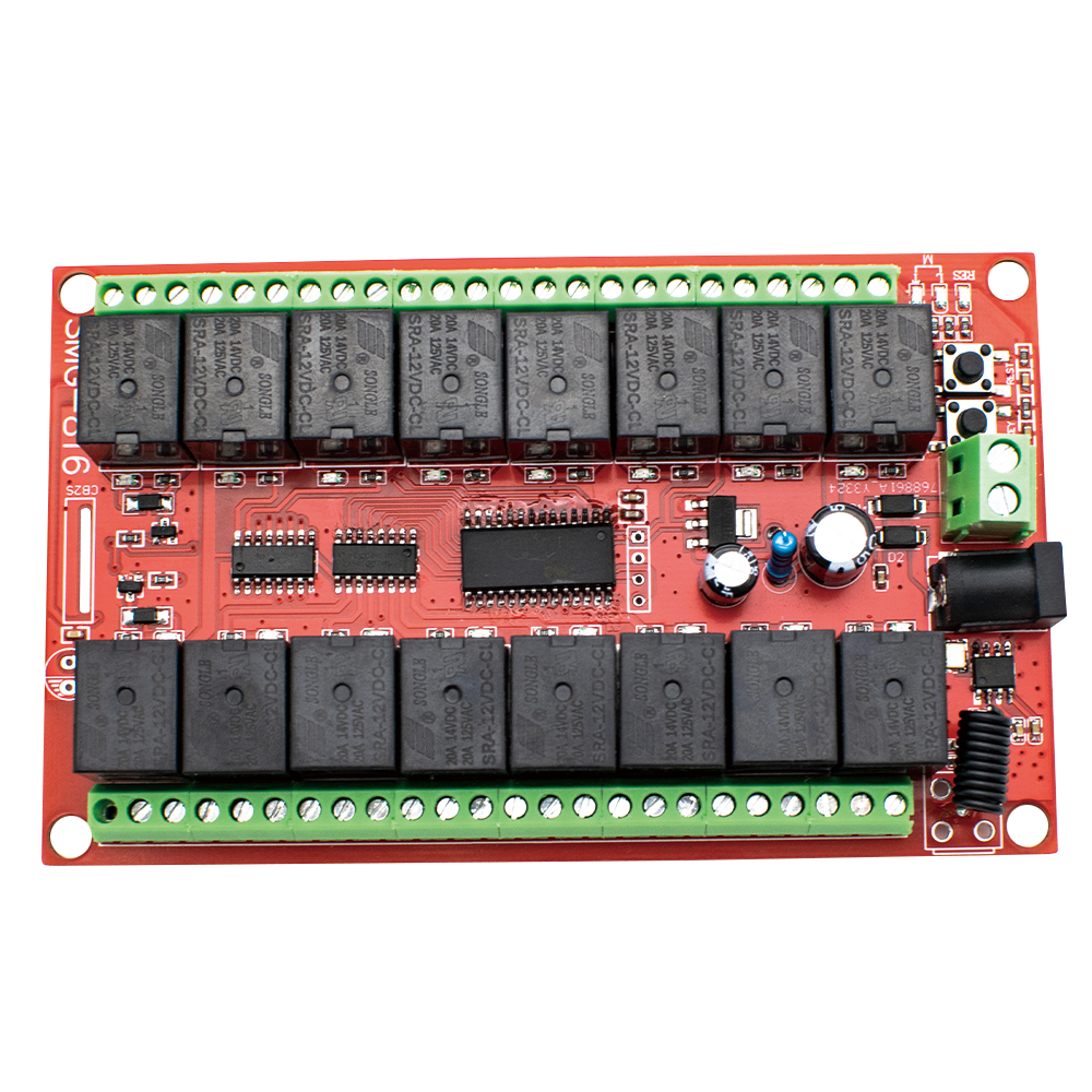 16CH 433MHz RF Wireless Remote - 433Mhz Receiver Module incelemesi ve fiyatı