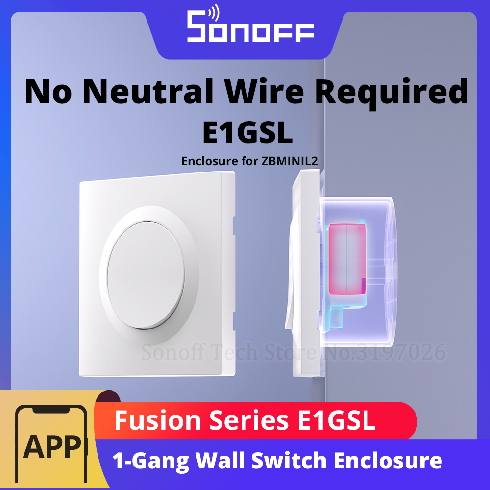 SONOFF E1GSL Wall Switch Enclo - Sonoff Basic Switch incelemesi ve fiyatı
