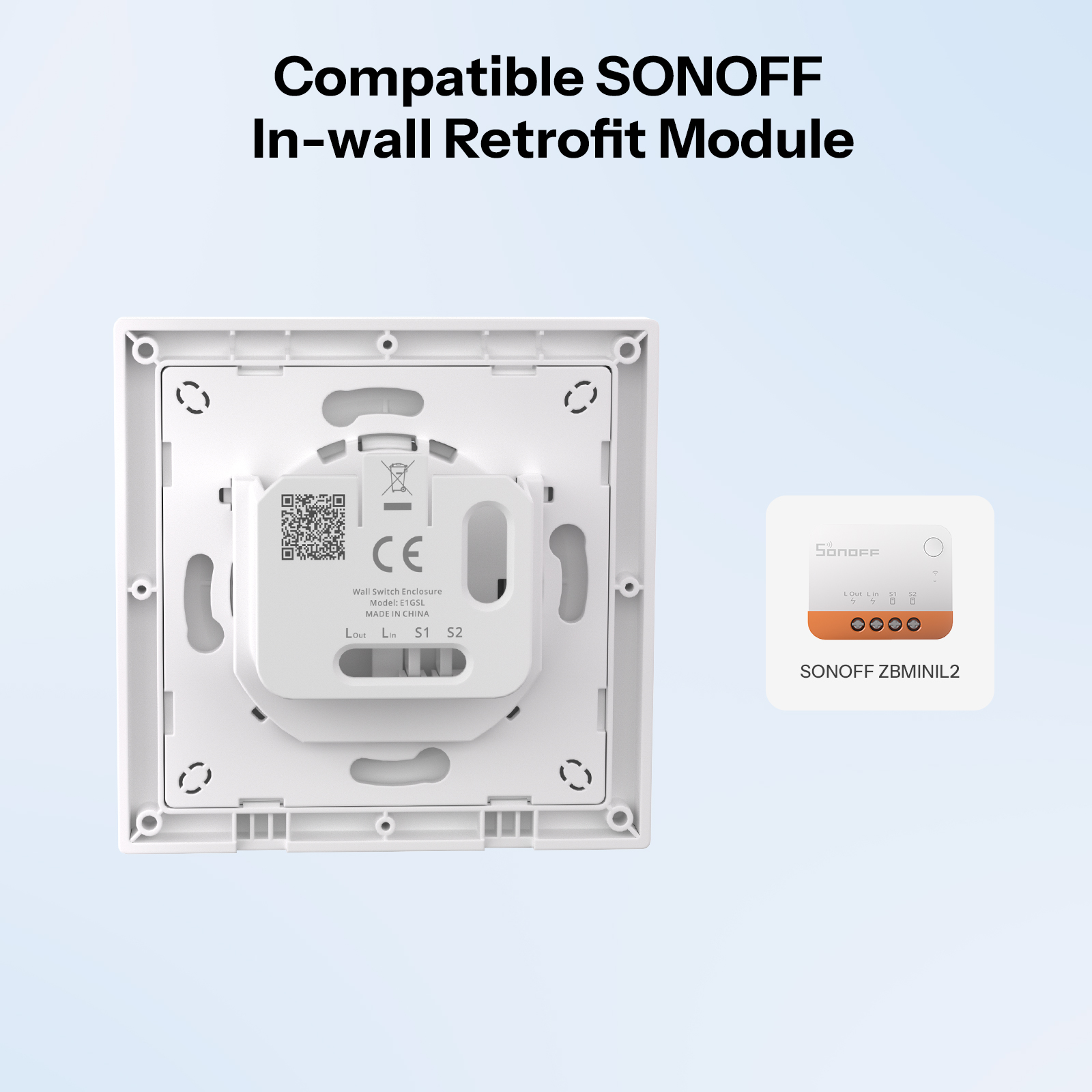 SONOFF E1GSL Wall Switch Enclo - Sonoff Basic Switch incelemesi ve fiyatı