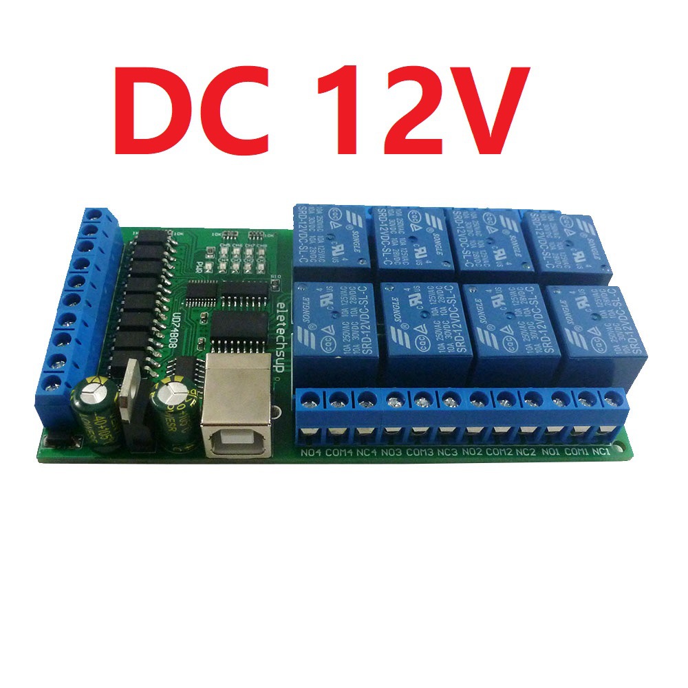 UD74B08 8 Channel USB Relay I/ - Shelly Relay Module incelemesi ve fiyatı
