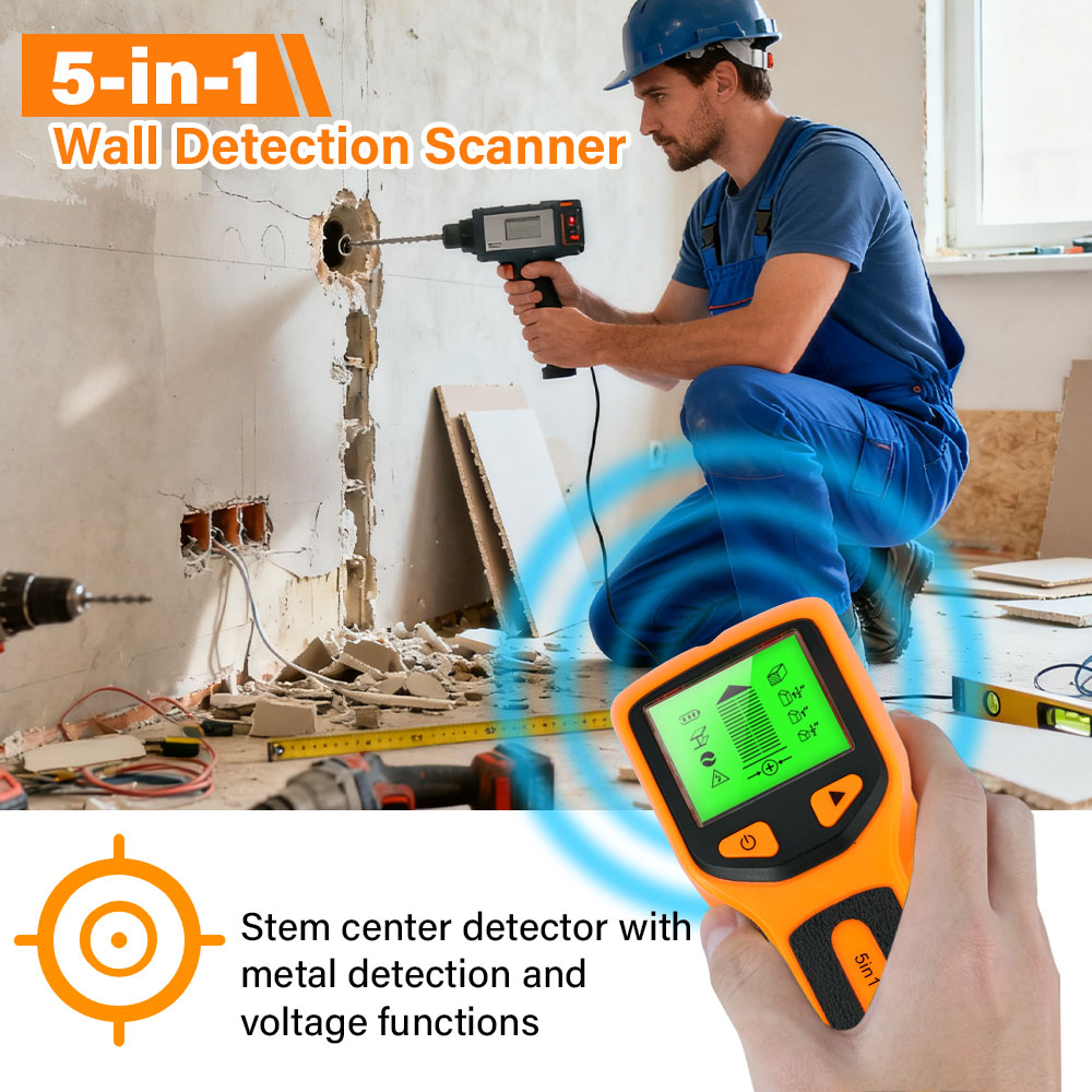 New 5-in-1 Wall Detector Handh - Water Leak Detector Wired incelemesi ve fiyatı