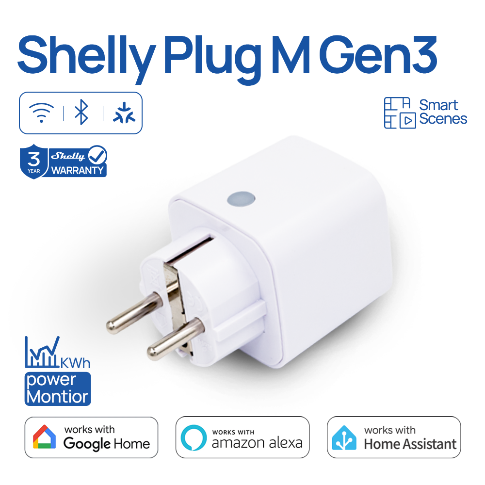 Shelly Plug M Gen3 WiFi Smart  - Shelly Relay Module incelemesi ve fiyatı