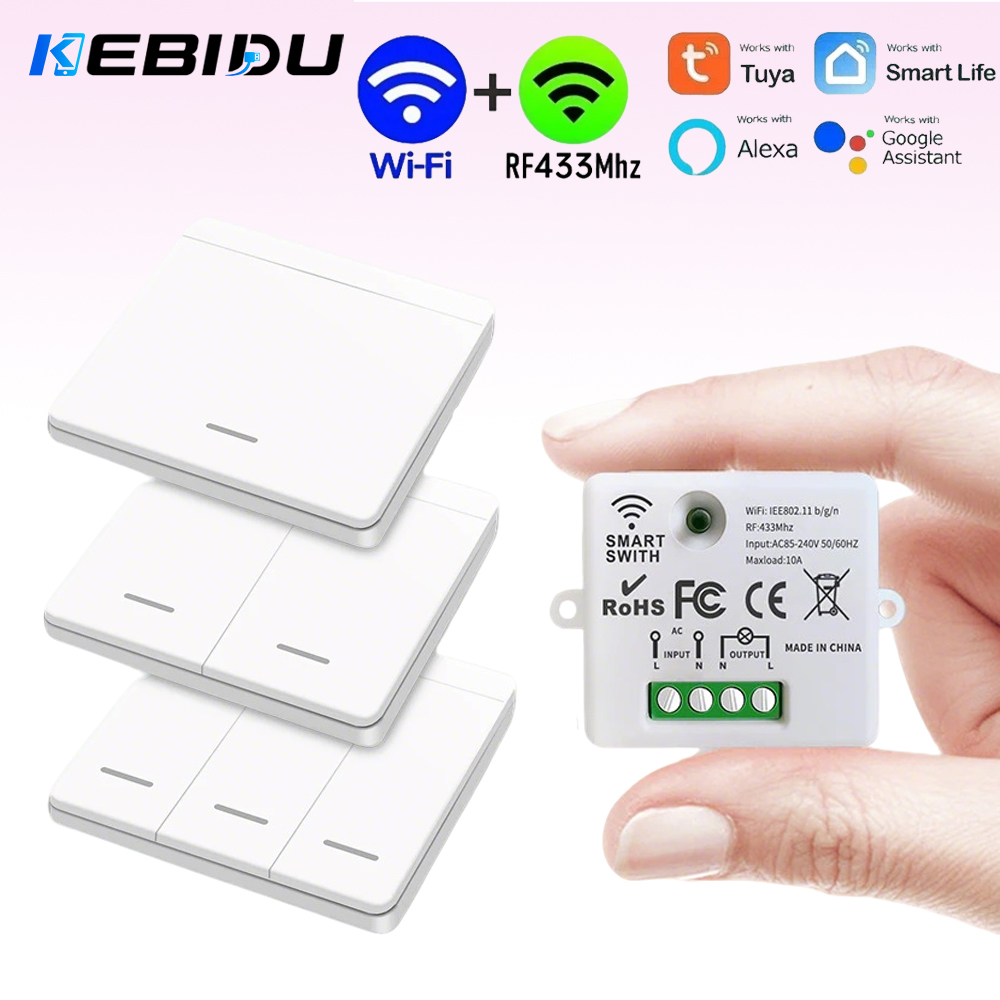 KEBIDU WIFI Mini Switch Tuya S - Home Automation Panel Diy incelemesi ve fiyatı