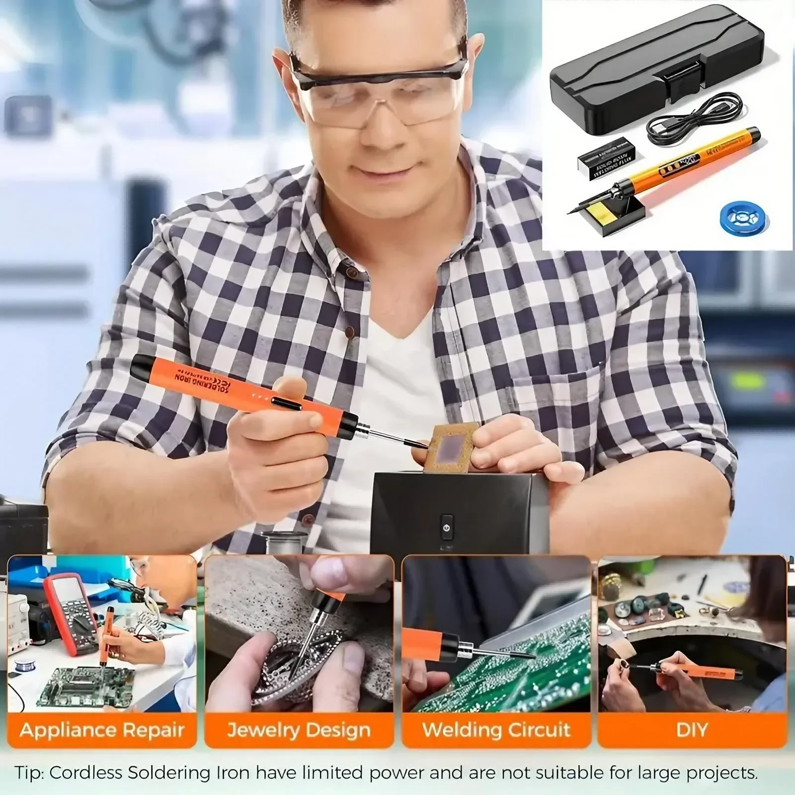 Portable Cordless Soldering Ir - Home Automation Diy Kit incelemesi ve fiyatı