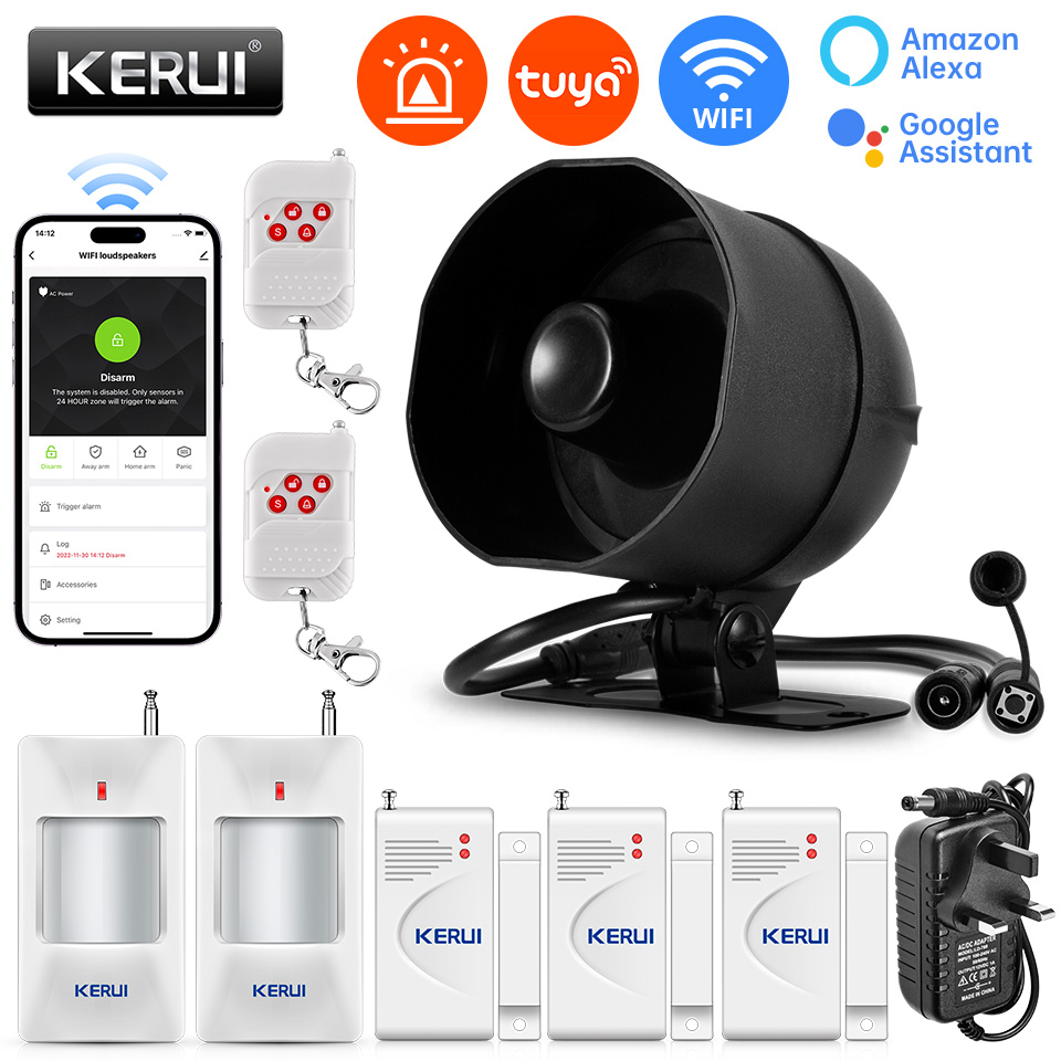 KERUI 120db Siren Alarm System - Smart Home Automation Diy incelemesi ve fiyatı