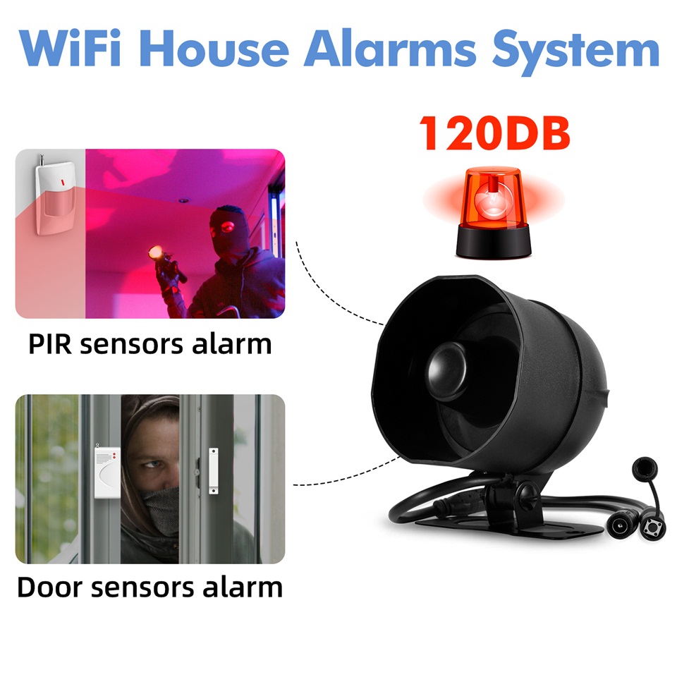 KERUI 120db Siren Alarm System - Smart Home Automation Diy incelemesi ve fiyatı