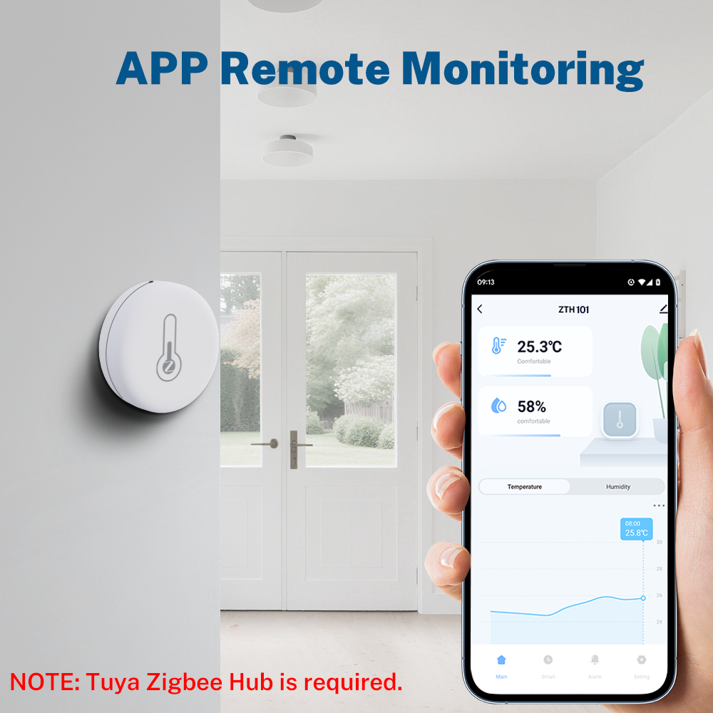Tuya Zigbee Temperature Humidi - Temperature Humidity Sensor incelemesi ve fiyatı