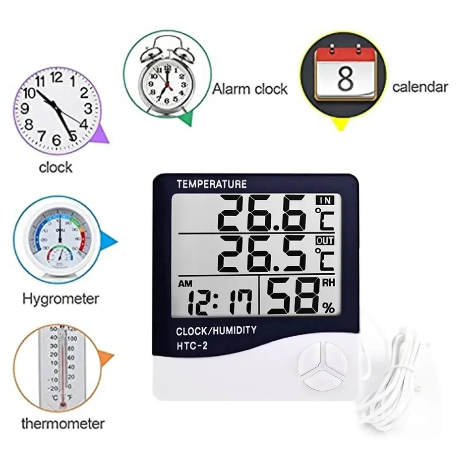 Indoor LCD Digital Thermometer - Home Automation Industry incelemesi ve fiyatı