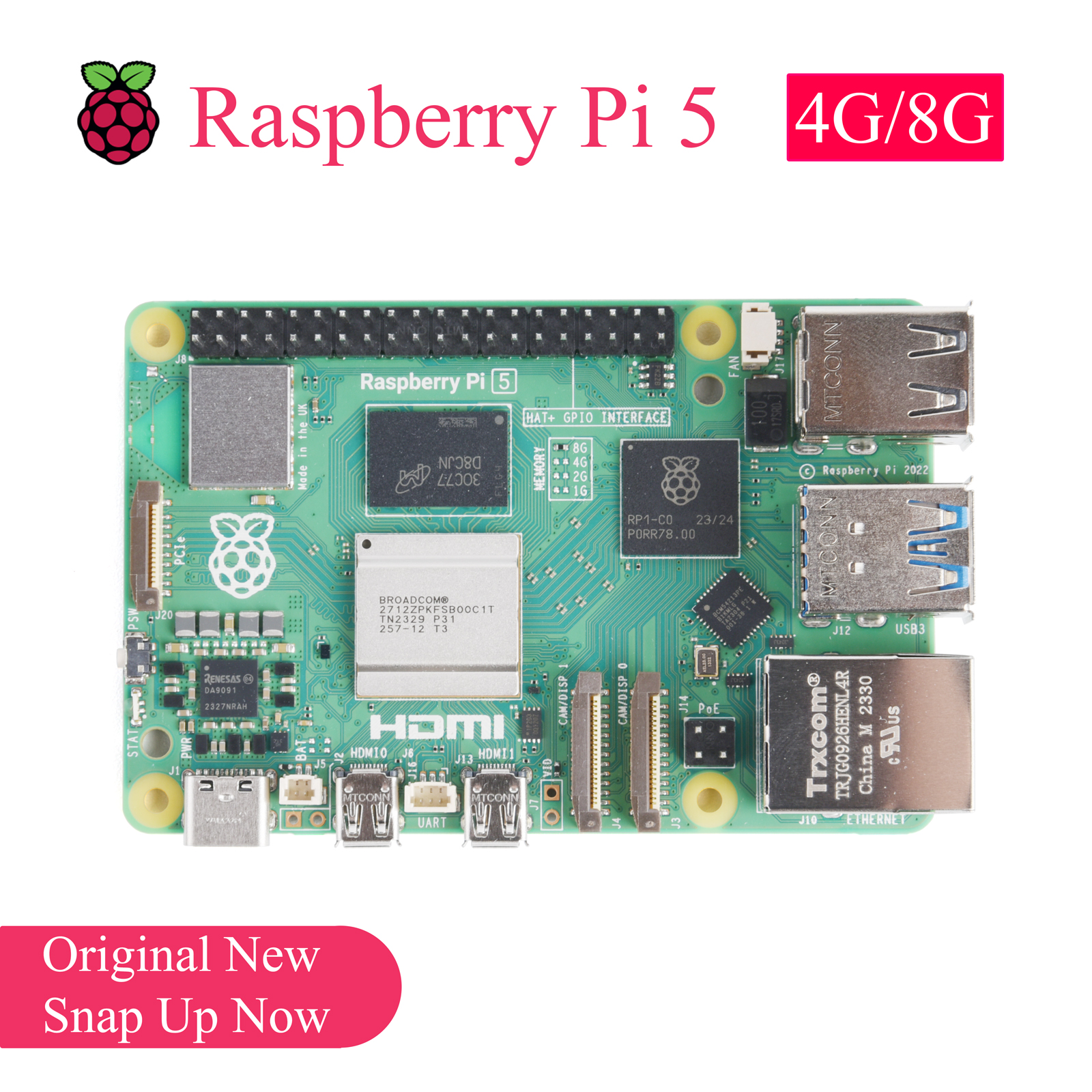 1PCS Original Raspberry Pi 5 4 - Raspberry Pi Home Automation Diy incelemesi ve fiyatı