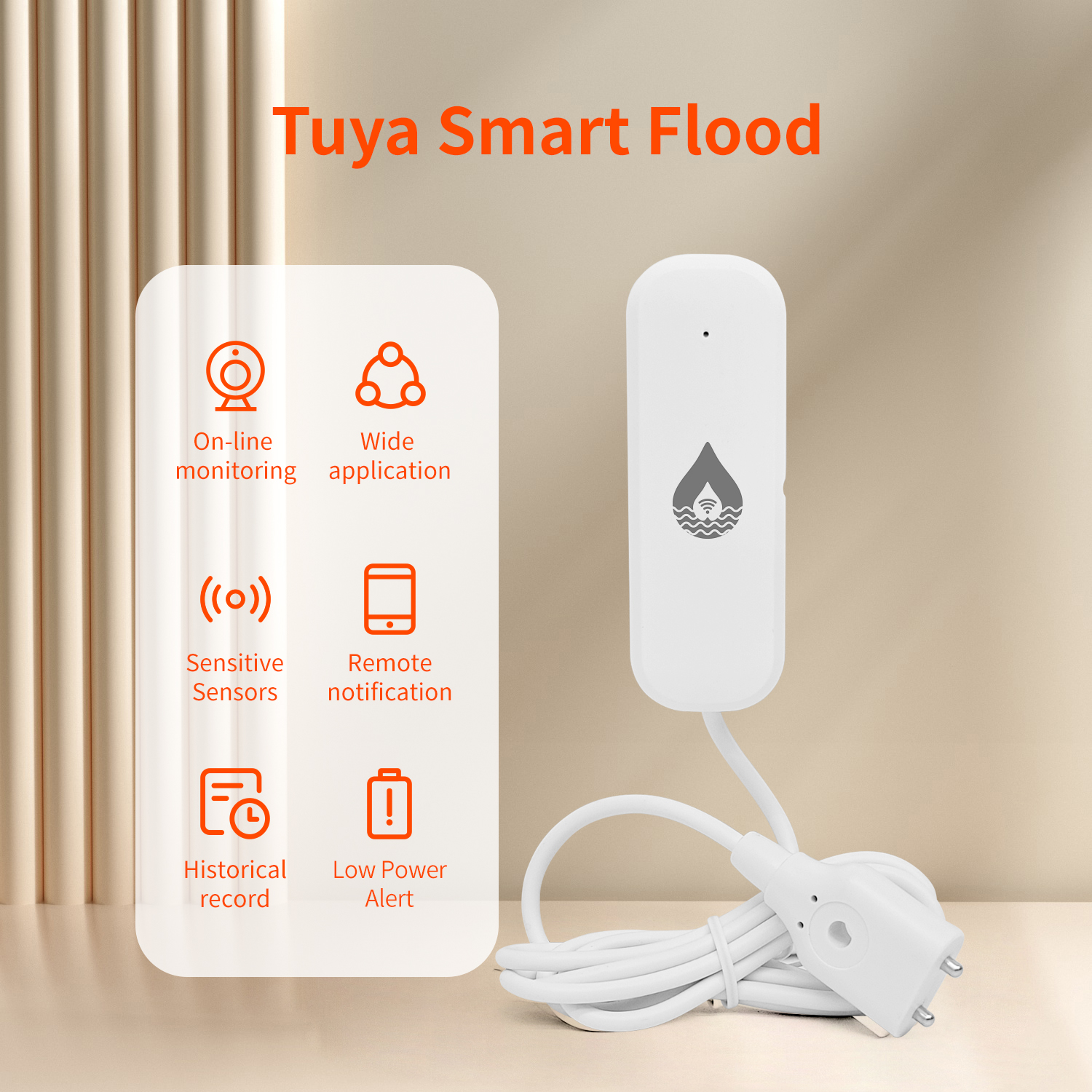 YFK Tuya WiFi Water Leakage Se - Home Automation Technology incelemesi ve fiyatı