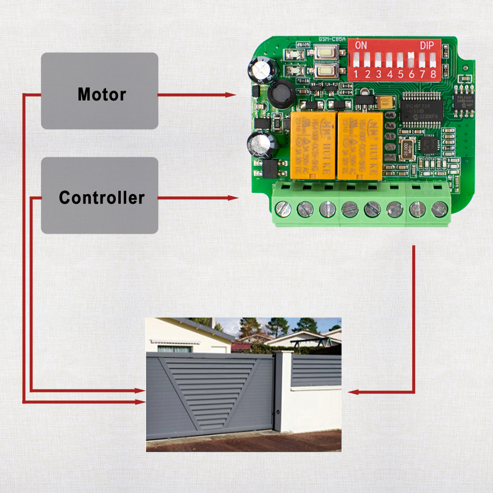 1-10pcs Universal Garage Recei - 433Mhz Receiver Module incelemesi ve fiyatı