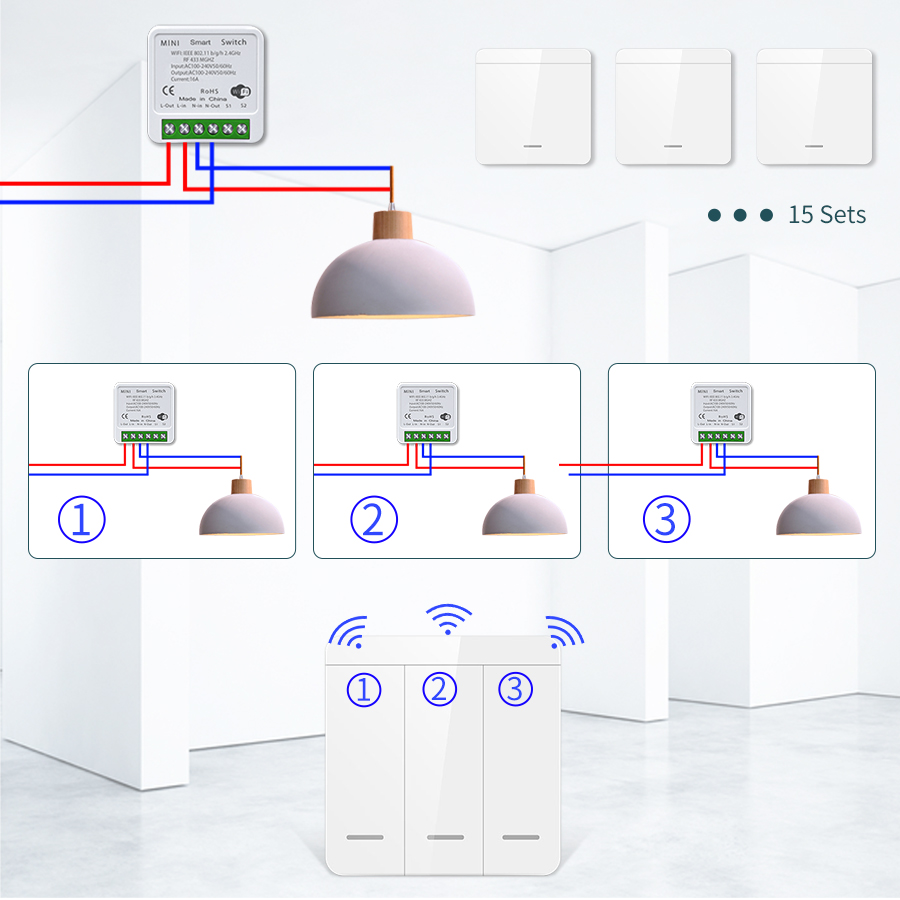 16A Tuya WiFi DIY Smart Switch - Home Automation Industry incelemesi ve fiyatı