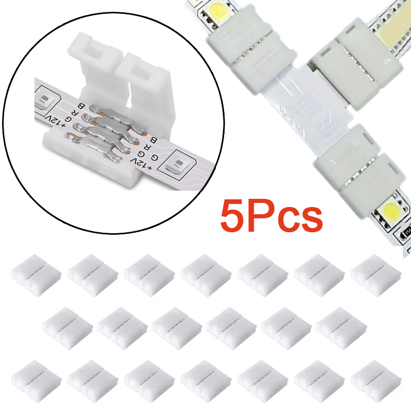 5pcs 4PIN 8mm Led Connector L  - Rgb Led Matrix 8X8 incelemesi ve fiyatı