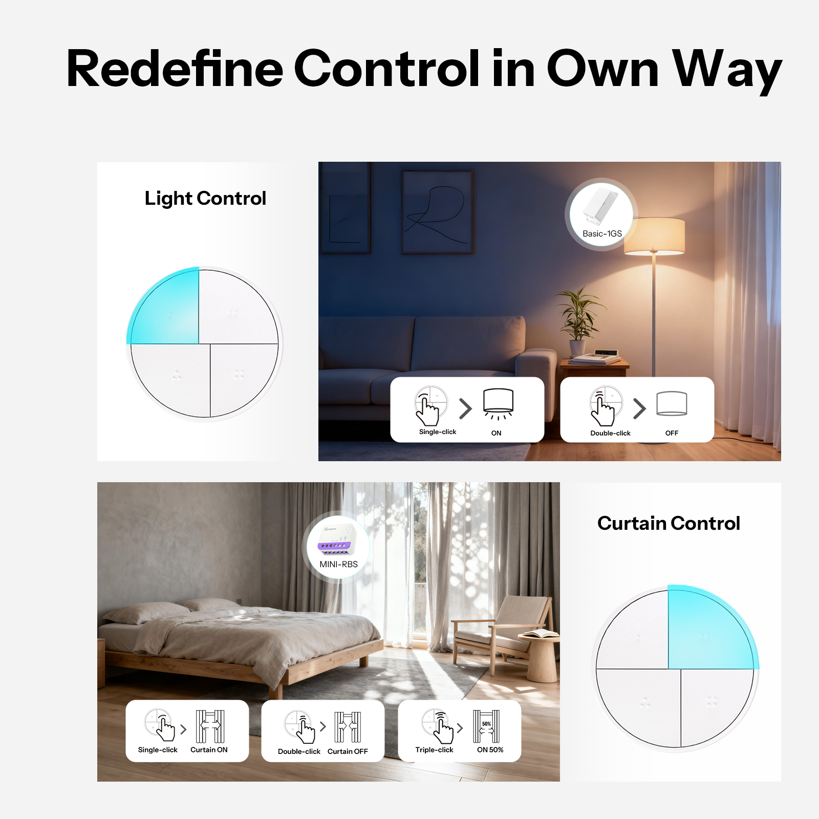 SONOFF Orb 4-In-1 Zigbee Smart - Sonoff Basic Switch incelemesi ve fiyatı