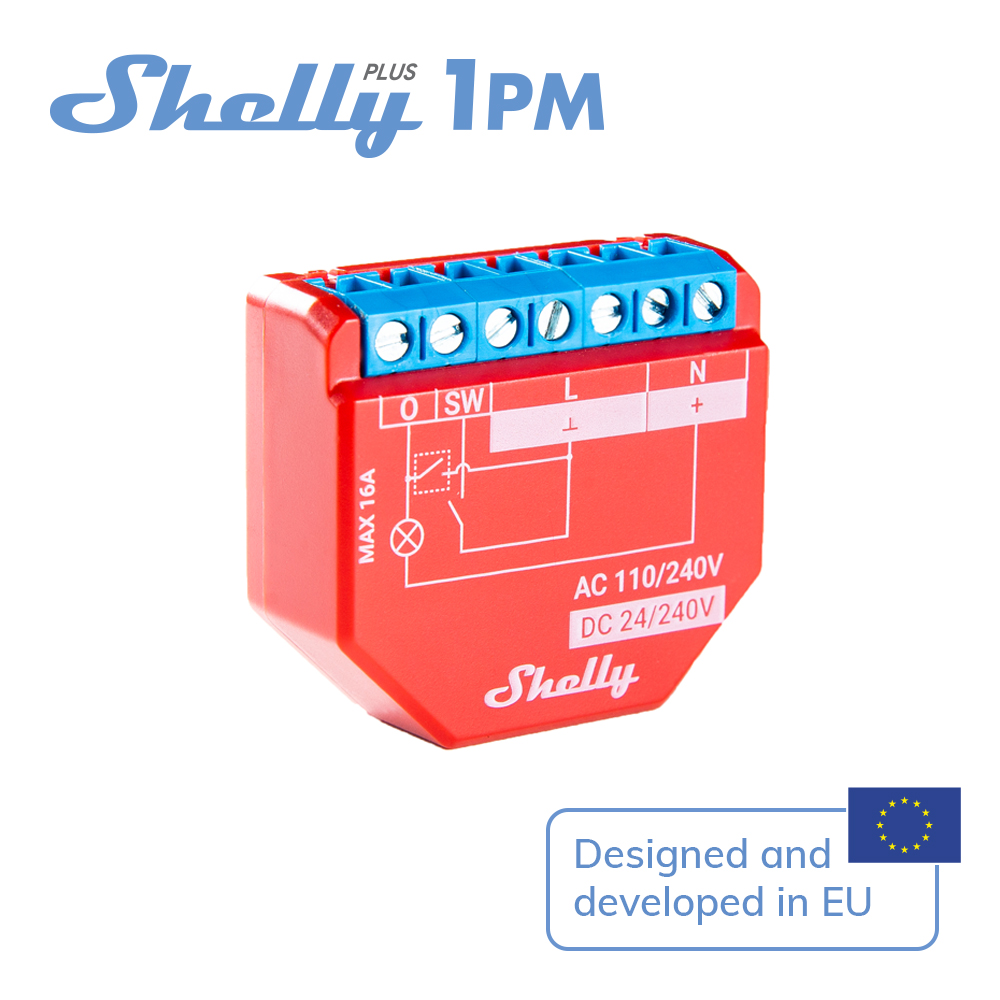 Shelly Plus 1PM Smart Home Lif - Shelly Relay Module incelemesi ve fiyatı