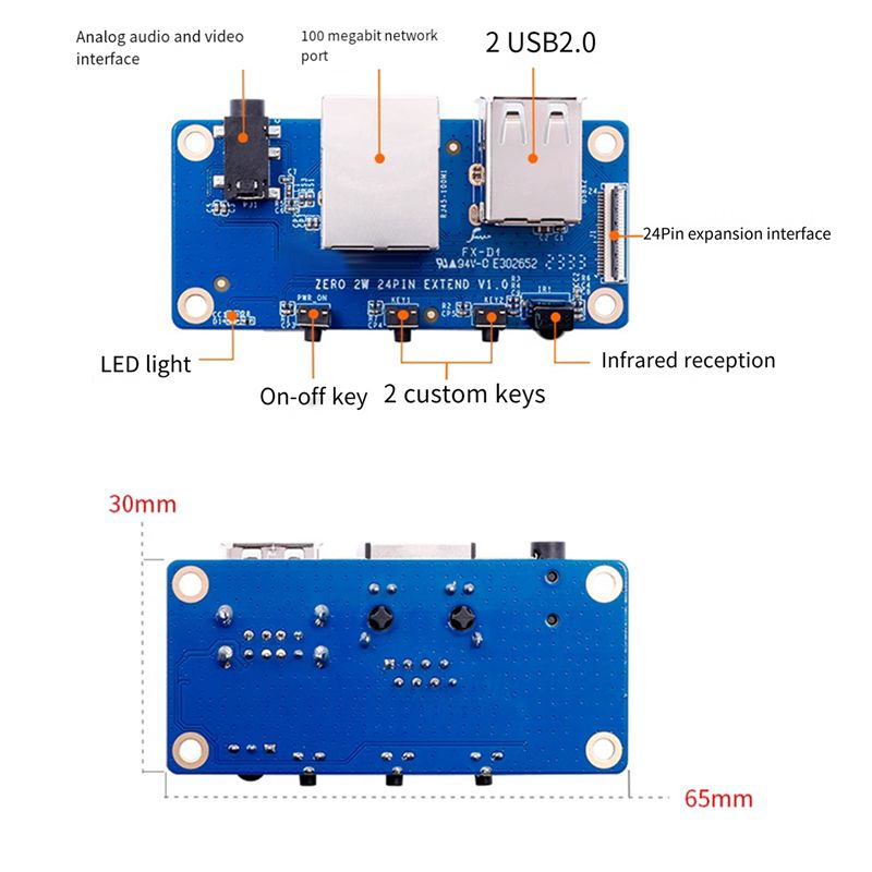 N35R-For Orange Pi Zero 2 W Ex - Pi Zero W Board incelemesi ve fiyatı