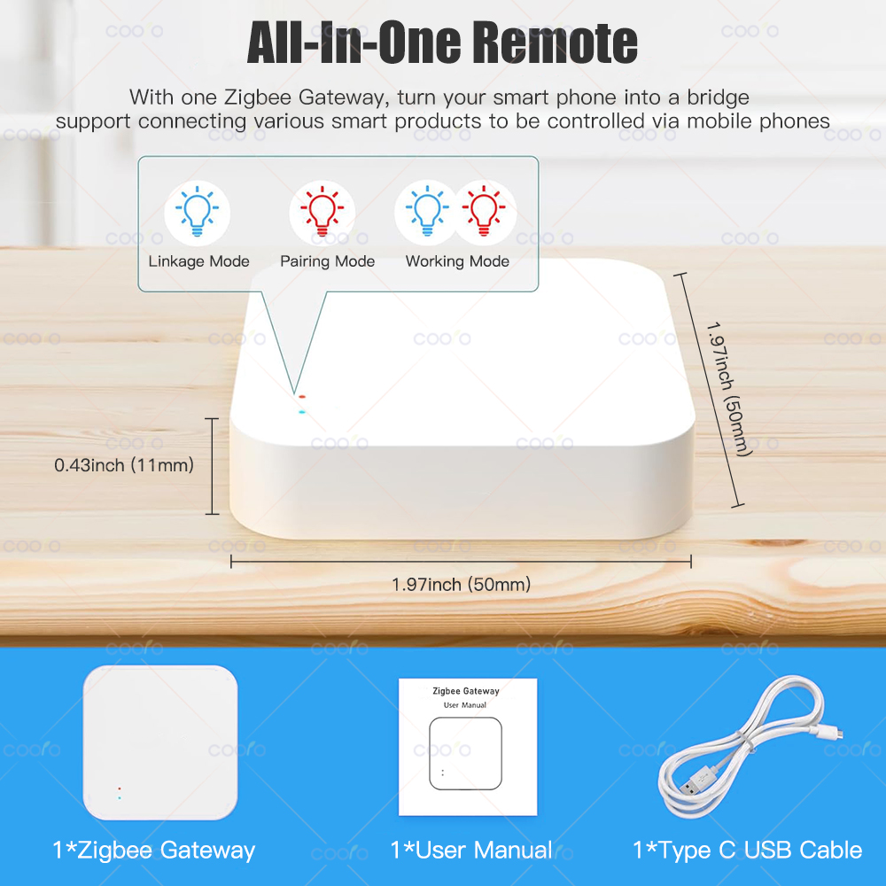 Zigbee 3.0 Gateway Hub Smart H - Home Automation Technology incelemesi ve fiyatı